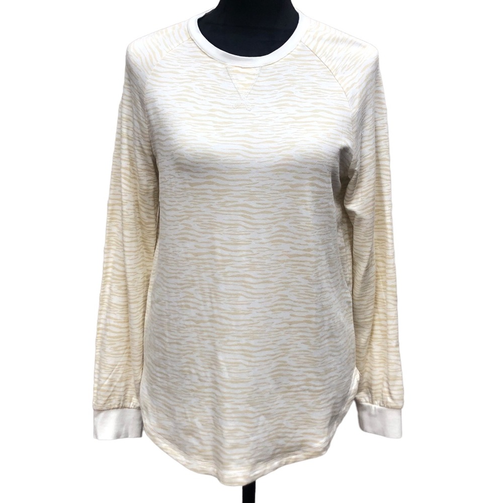 Thread & Supply Safari Print Lightweight Sweatshirt size XS - Picture 8 of 10
